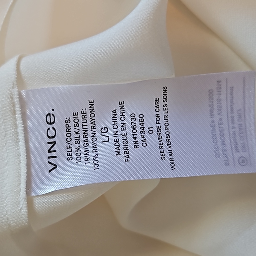 Vince White Sleeveless Top - Picture 11 of 13